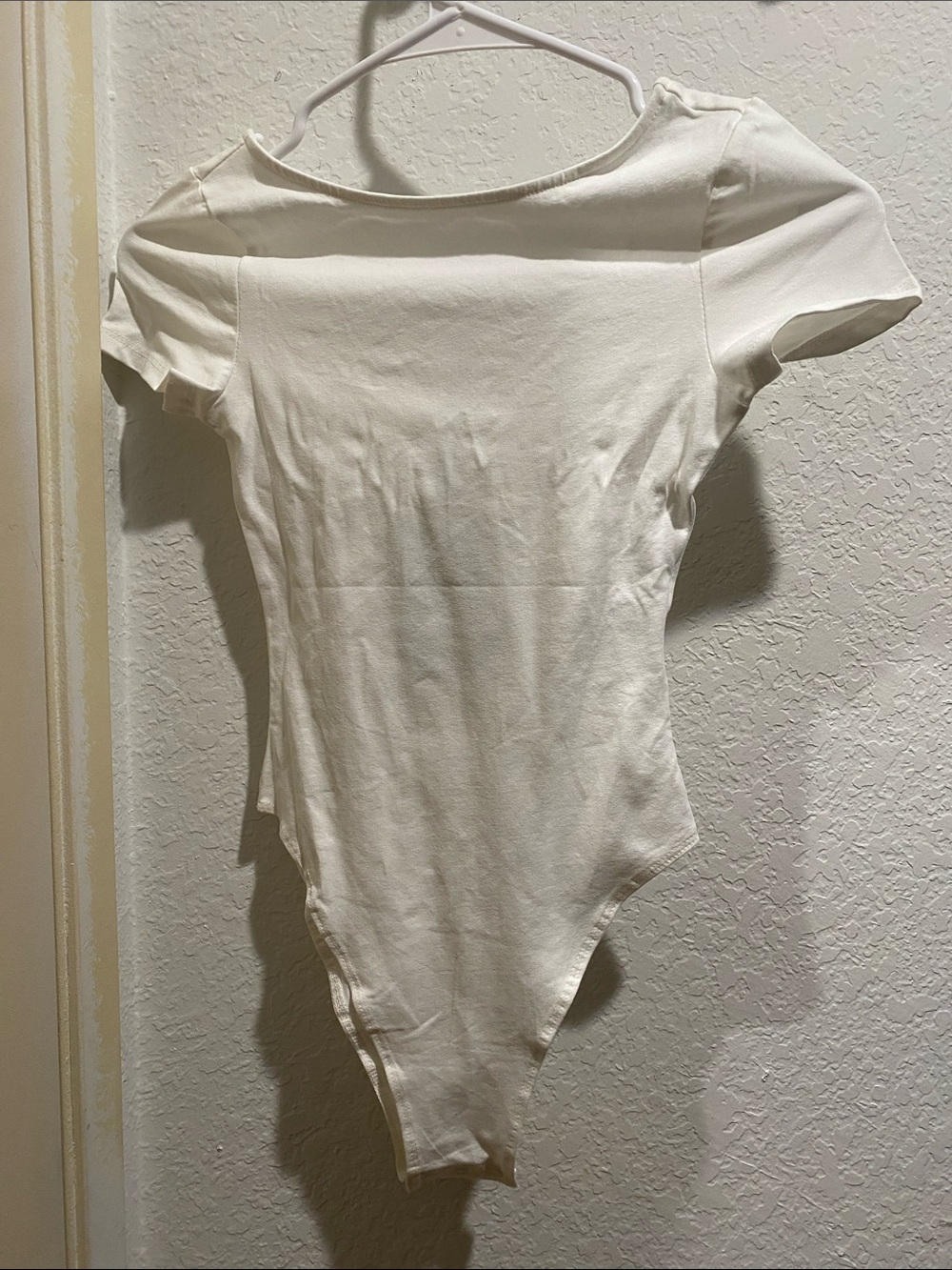 H&M Cream Short-Sleeve Bodysuit